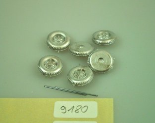 Trilex kola/wheels 13,5 mm (706R) (1 set)