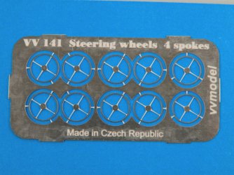 Steering wheels 4 spokes 1/87